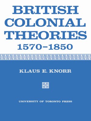 cover image of British Colonial Theories 1570-1850